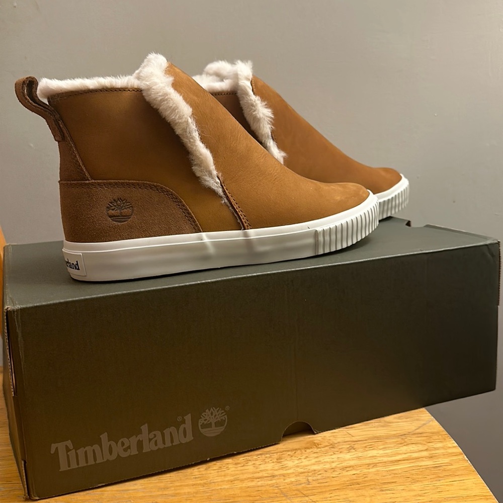 New Timberland Womens Skyla Bay Brown Ankle Boots